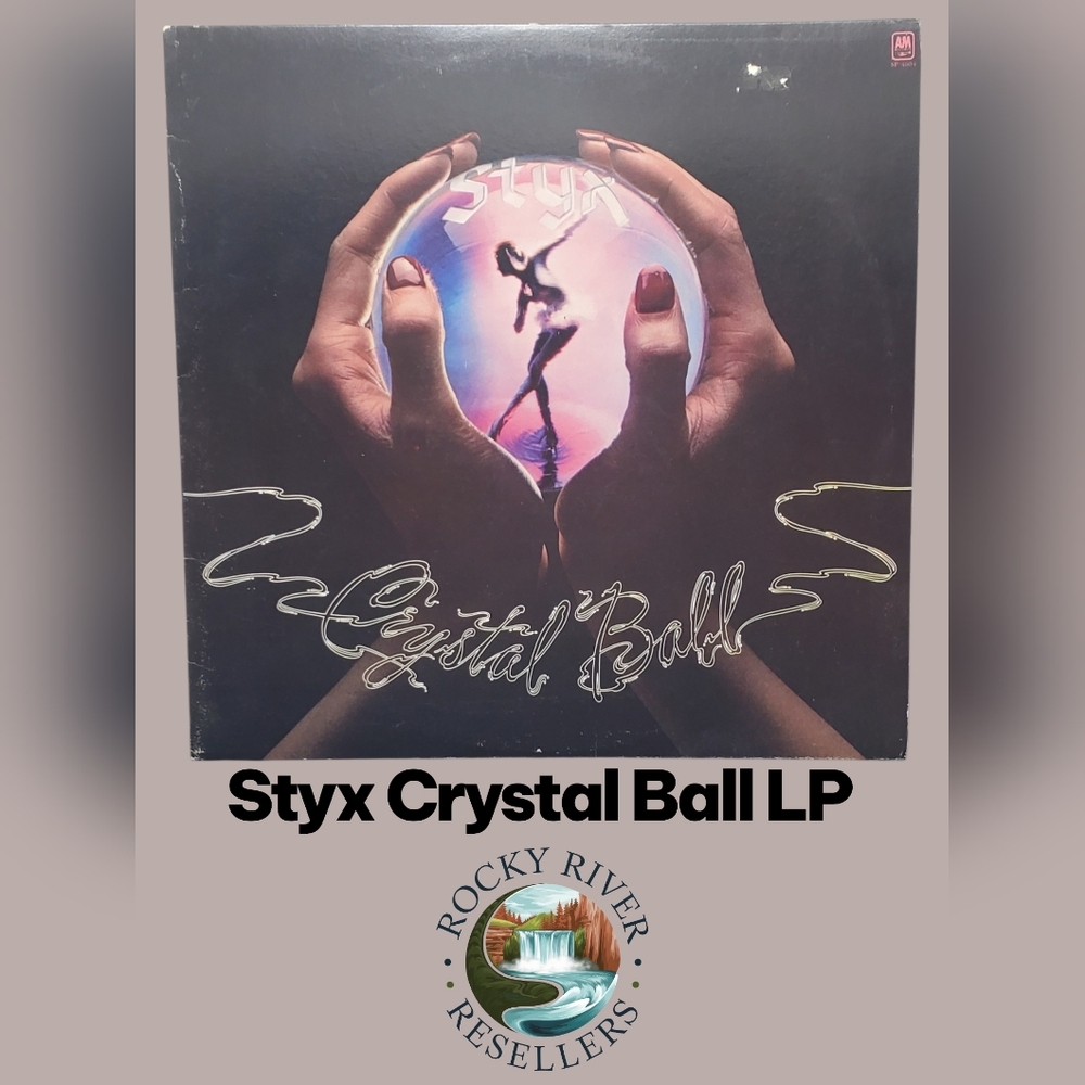 Styx Crystal Ball LP | 1976 | A&M Records | Original Release w/ Lyrics Sleeve